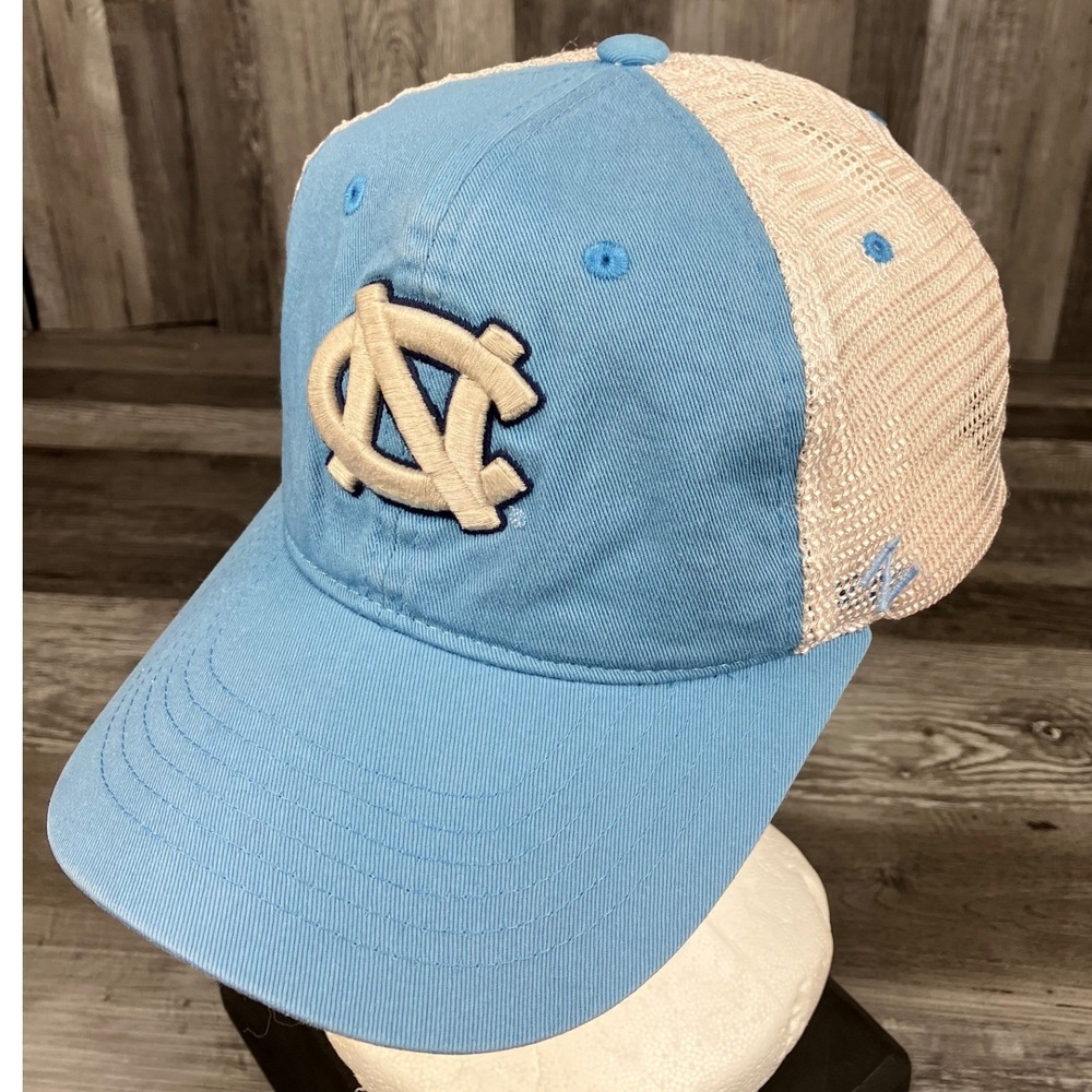 Zephyr UNC North Carolina Tar Heels Trucker Hat Blue Cream Snapback Cap